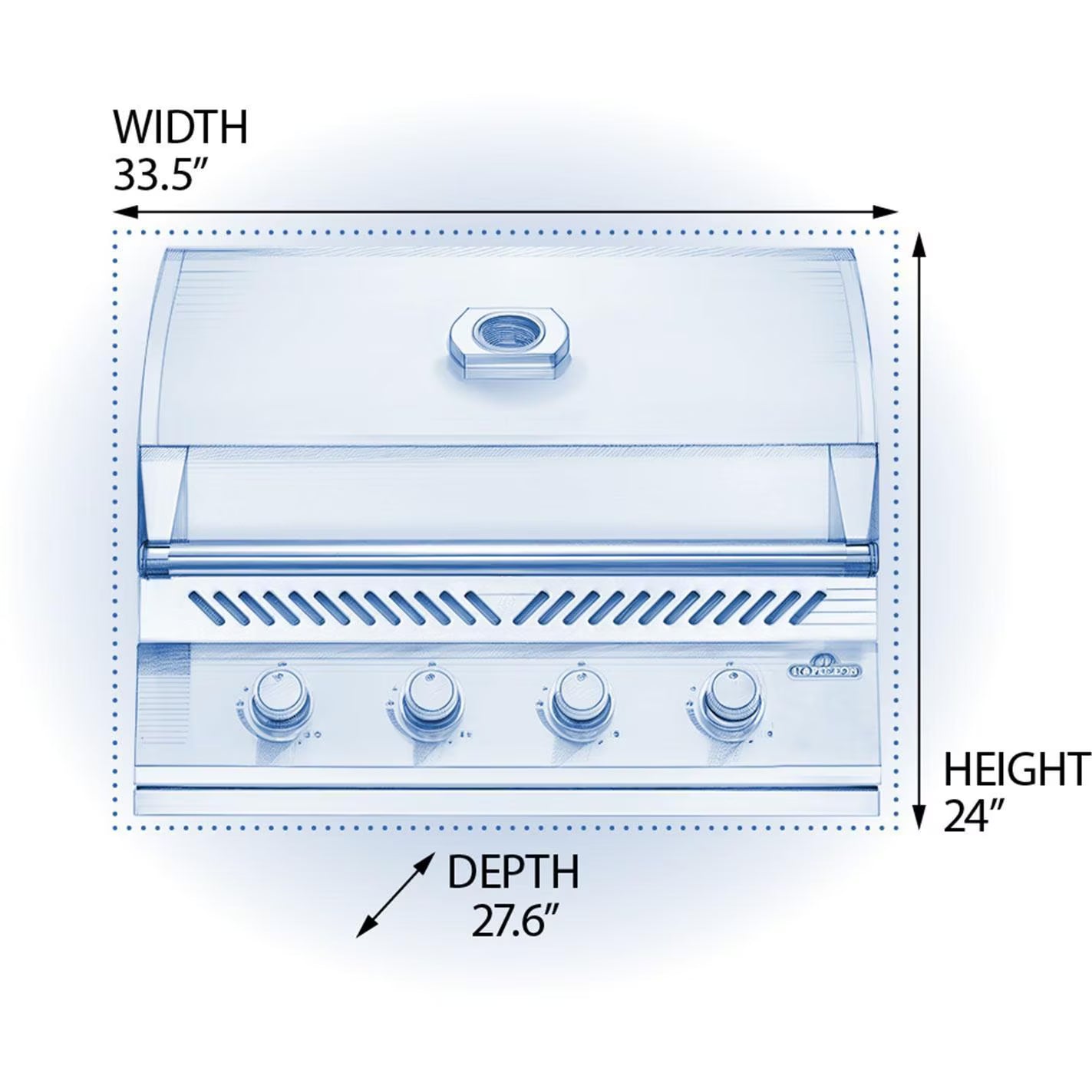 Napoleon Built-In 500 Series 32-Inch Propane Gas Grill