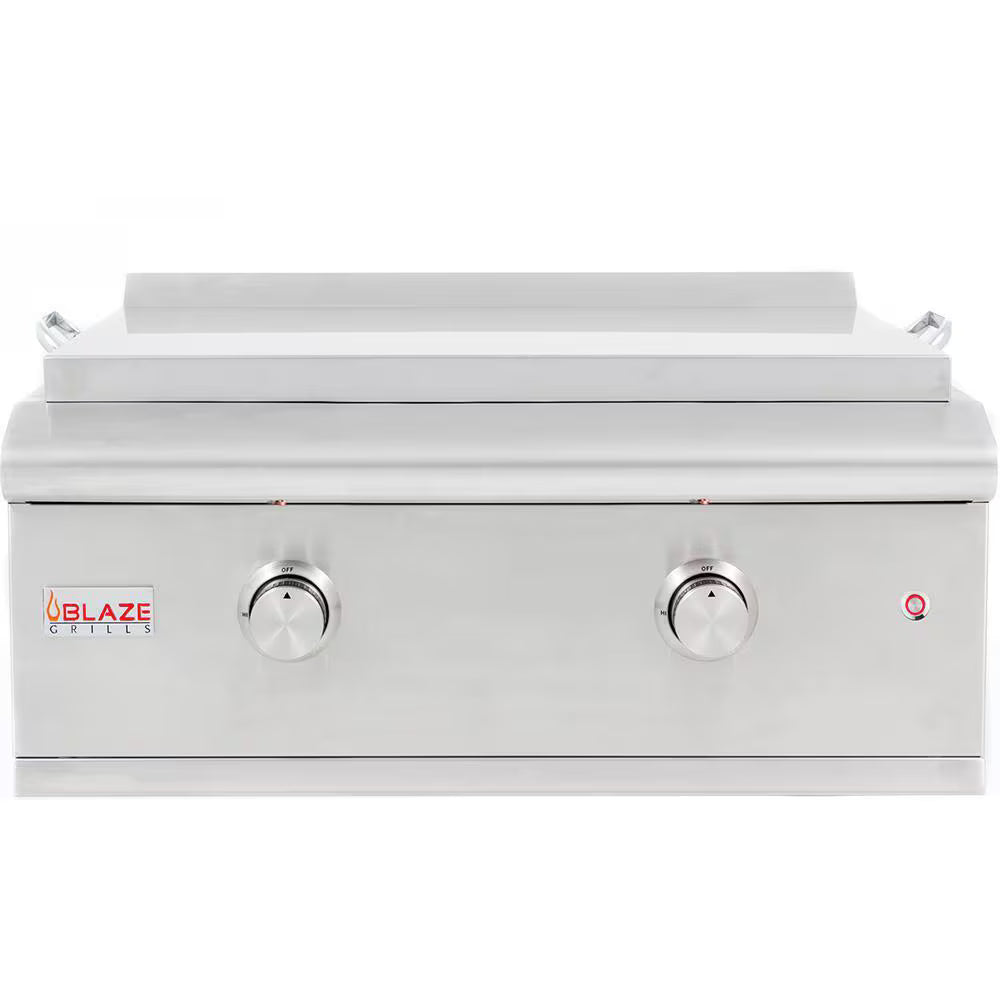 Blaze Premium LTE 30-Inch Built-In Natural Gas Griddle with Lights