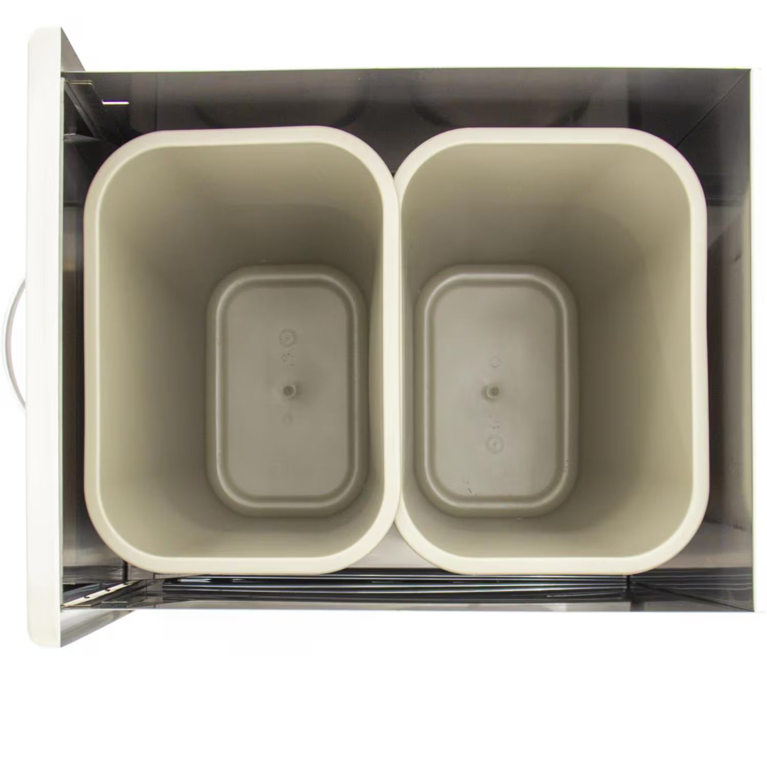 Blaze 20-Inch Roll-Out Double Trash & Recycling Bin