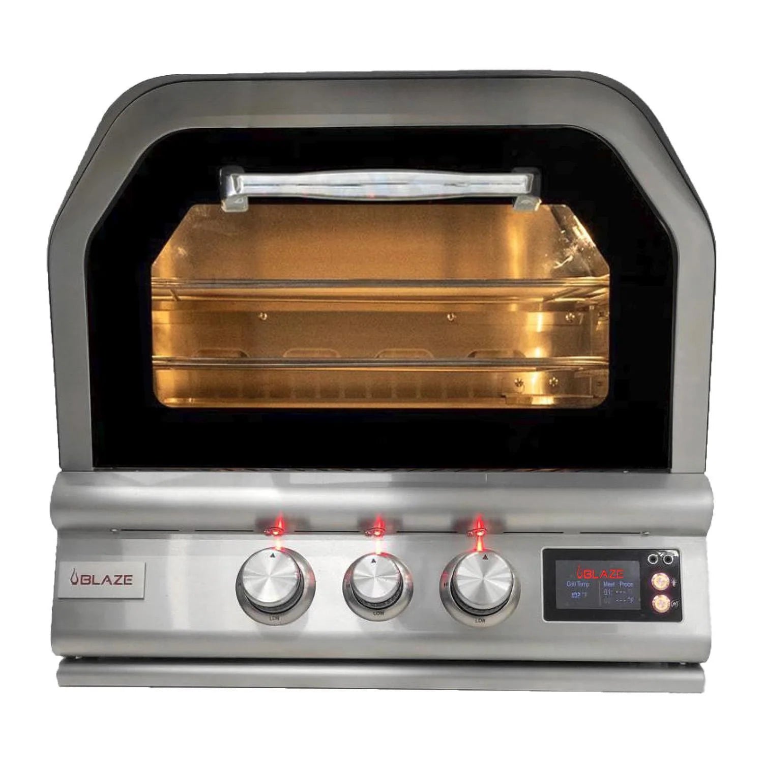Blaze 26-Inch Built-In Natural Gas Outdoor Oven with Rotisserie