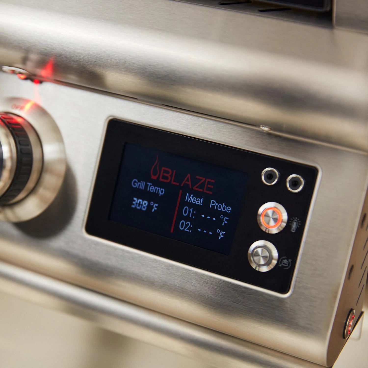 Blaze 26-Inch Built-In Natural Gas Outdoor Oven with Rotisserie