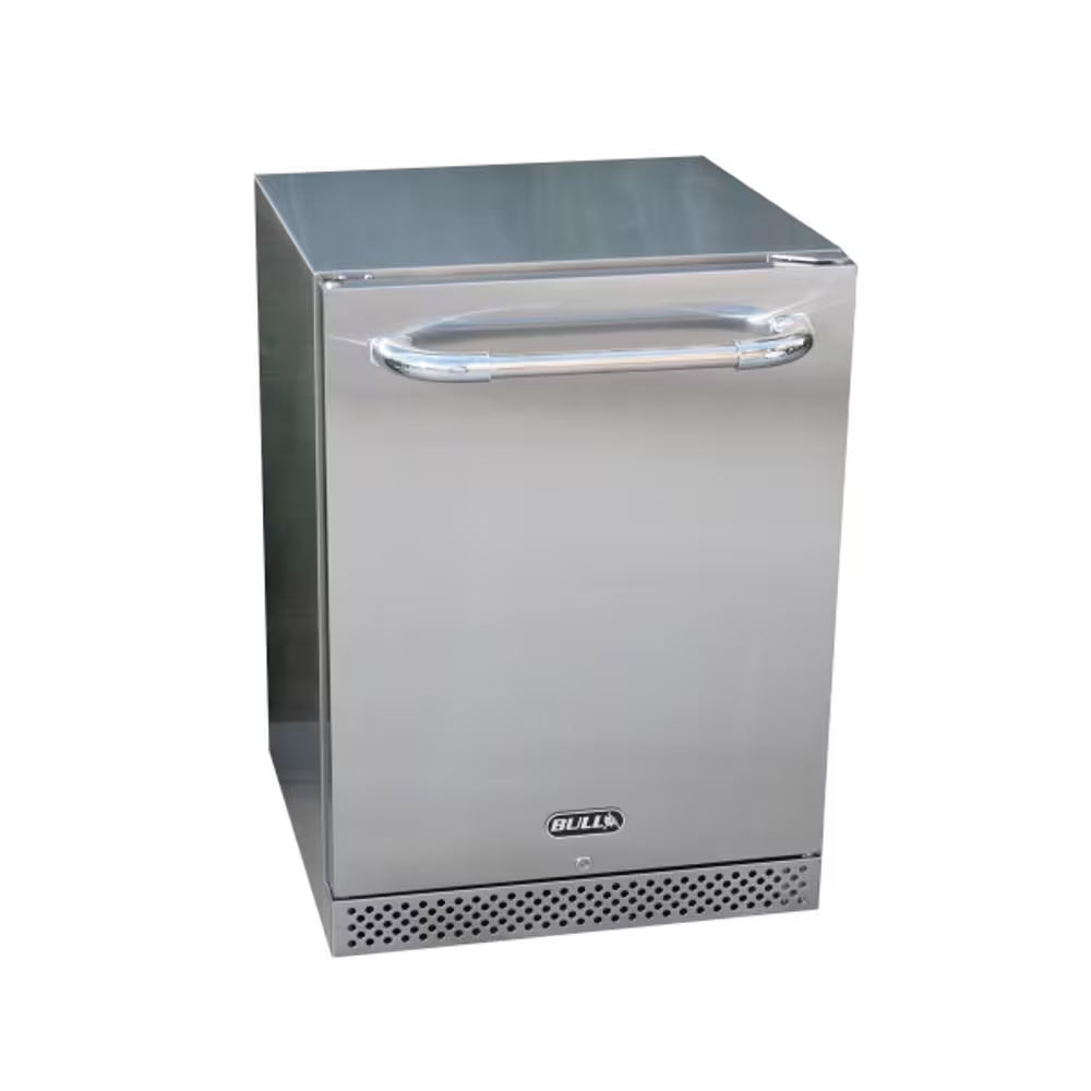 Bull 4.9 Cu. Ft. Outdoor Rated Compact Refrigerator – Stainless Steel