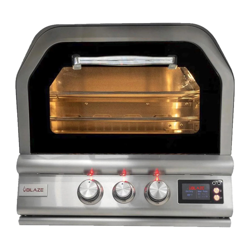 Blaze 26-Inch Built-In Natural Gas Outdoor Oven with Rotisserie