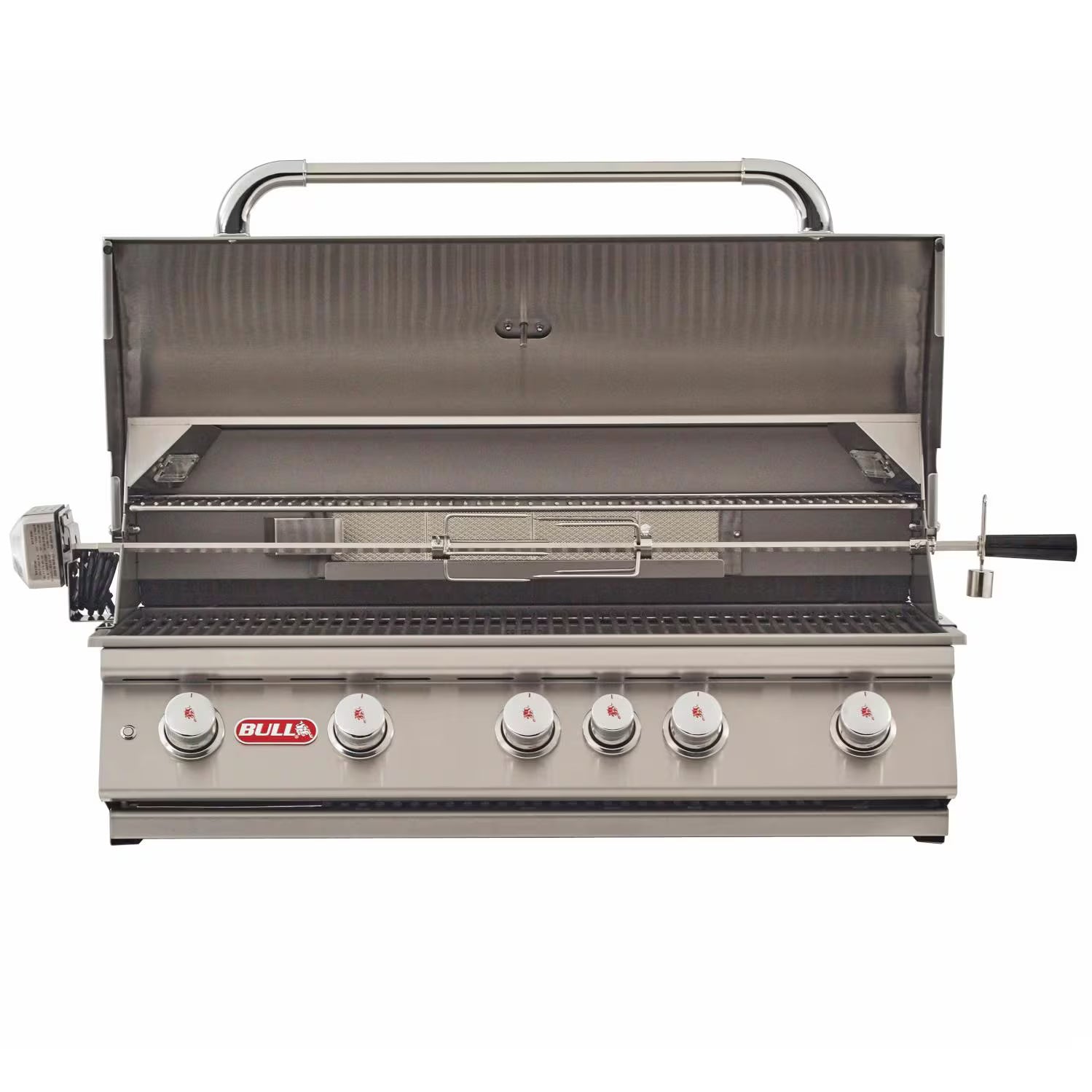 Bull Brahma 38-Inch 5-Burner Built-In Natural Gas Grill with Rotisserie