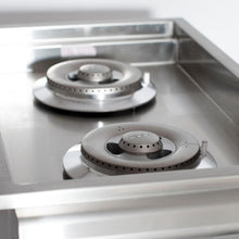 Load image into Gallery viewer, Bull Built-In Double Side Burner w/ Stainless Steel Lid – Propane
