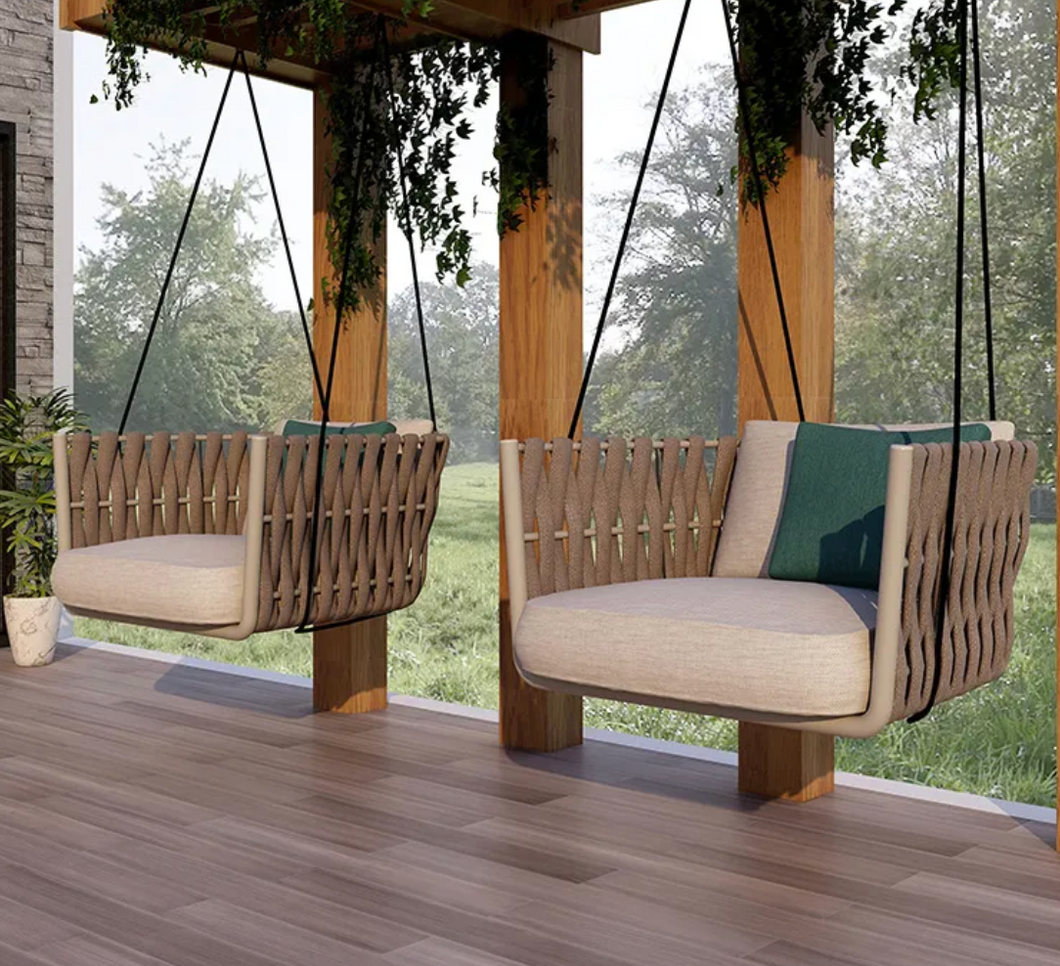 Rattan Balcony Swing