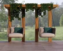 Load image into Gallery viewer, Rattan Balcony Swing
