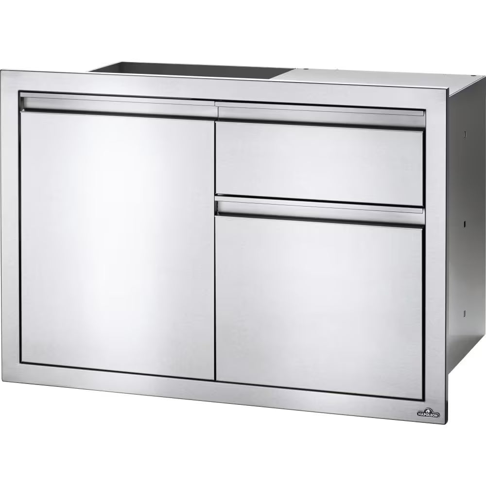 Napoleon 36-Inch Stainless Steel Single Door & Double Drawer Combo